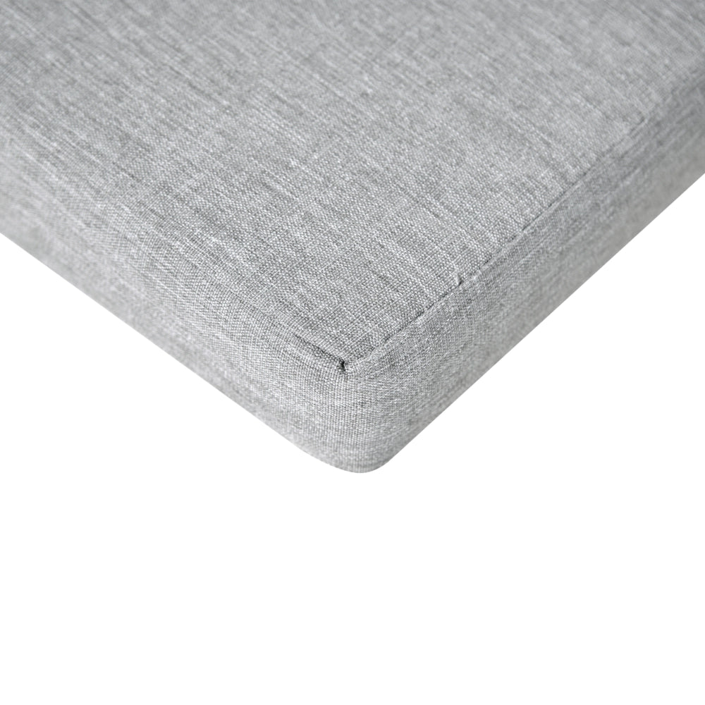 Set di 6 Cuscini in Tessuto grigio melange da Schienale per Sedie da Giardino Toscana/Java/Amantea stile elegante
