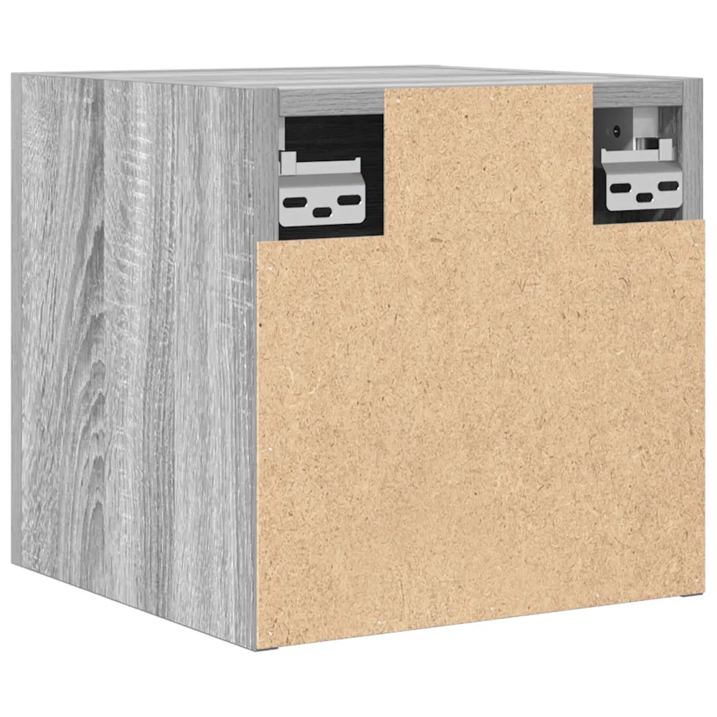 Armadietti TV Montati a Parete Grigio Sonoma 30,5x30x30 cm 815138