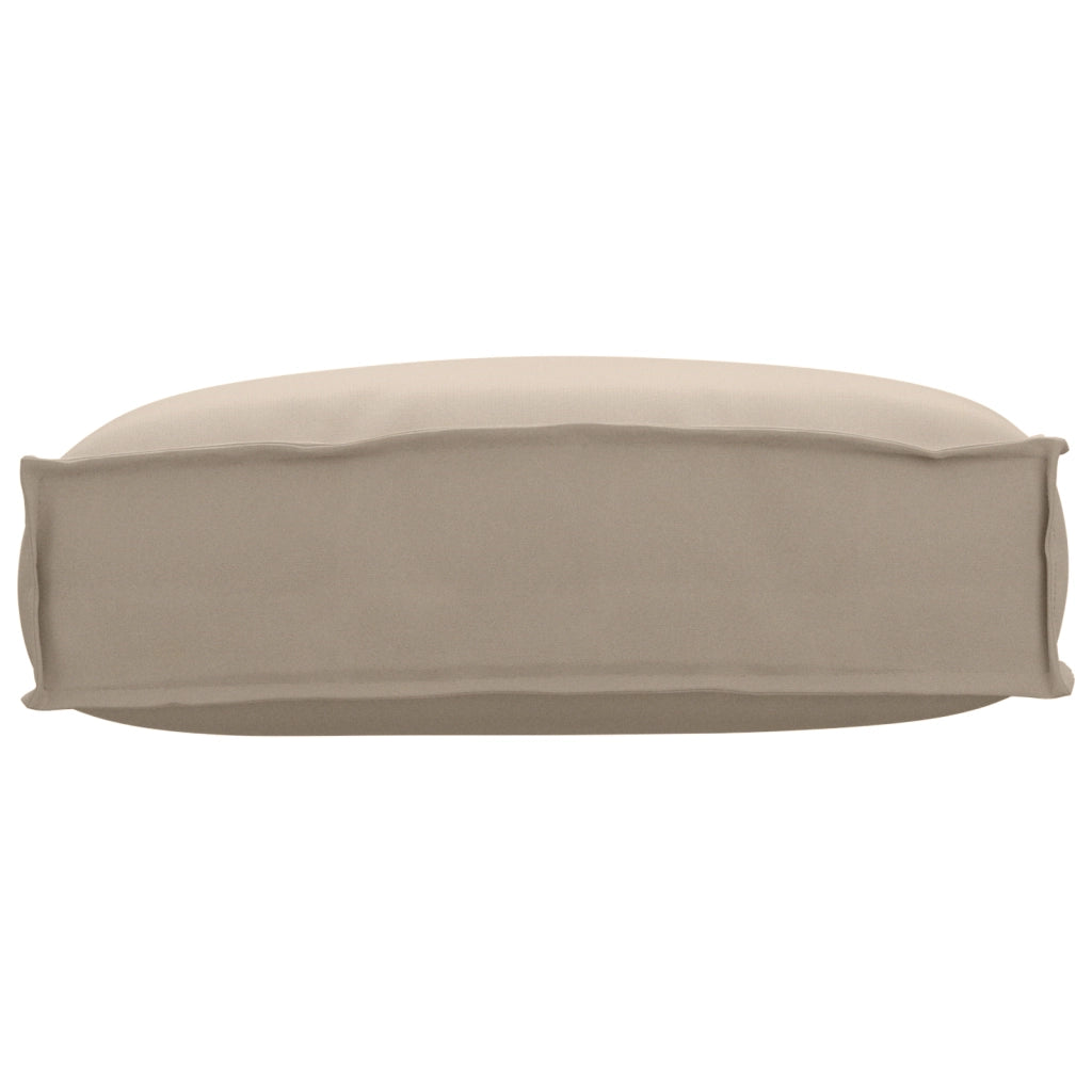 Cuscino per pallet per schienale Tortora 50x40x12 cm in tessuto Oxford