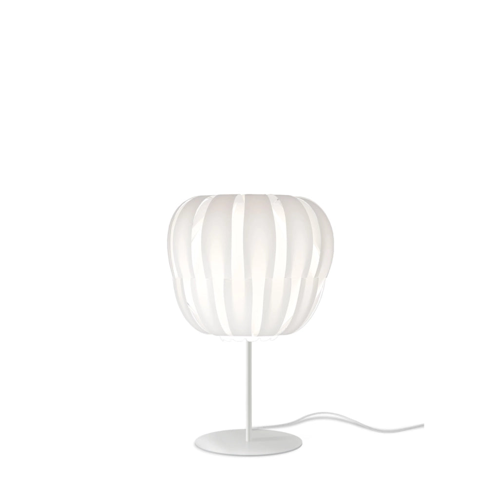 Lampada Da Scrivania-Ufficio Moderna Queen Polilux ® Bianco 1 Luce E14 H33Cm