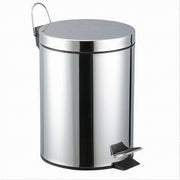 Trade Shop - Pattumiera In Acciaio A Pedale 3lt Bidone Cestino Spazzatura Differenziata 87441 -