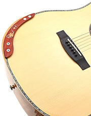 Supporto per chitarra in self-adesivo - 19,8 x 3 x 0,65 cm - Facile da montare - Adesivi con nastro di gomma