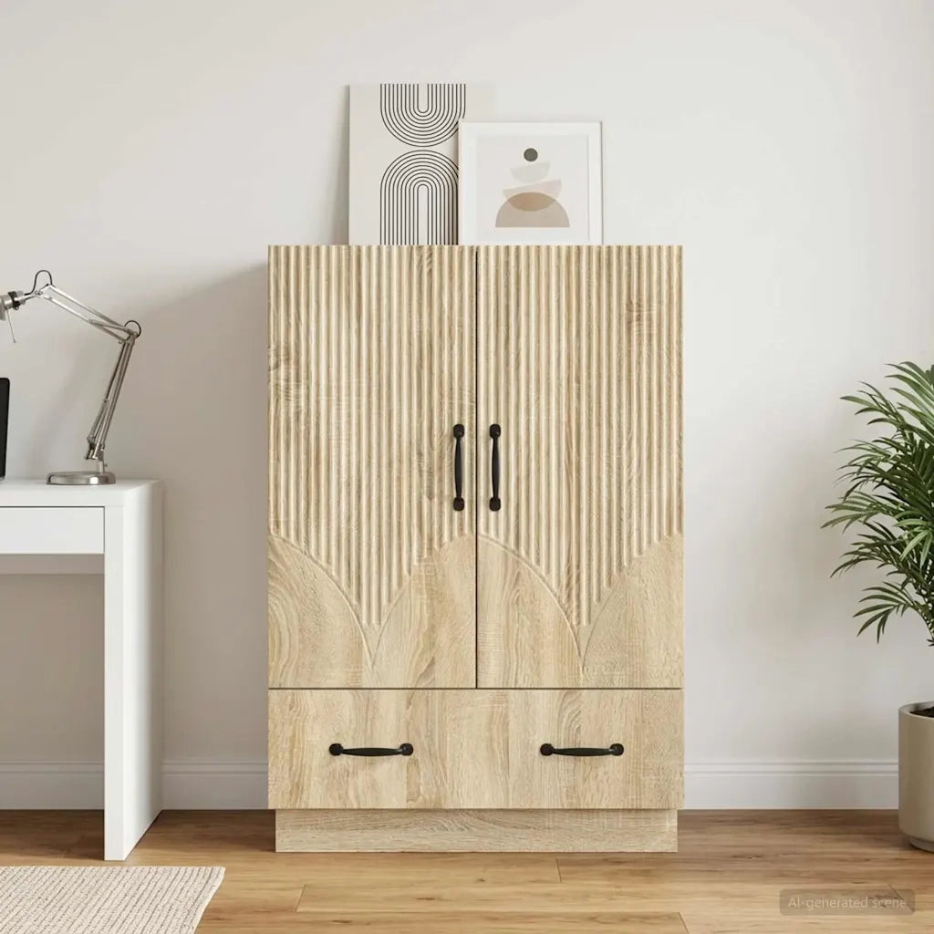Credenza Rovere Sonoma 66 x 34,5 x 92 cm Legno ingegnerizzato 895357