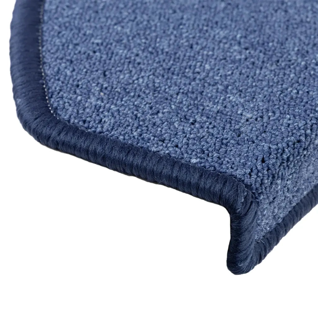 Tappetini per scale 10 pz 65x24x4 cm Blu Semicircolari Grandi 149765