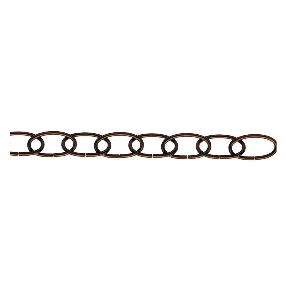 CATENA ORNAMENTALE OVALE 30 mt - bronzata  - AREF