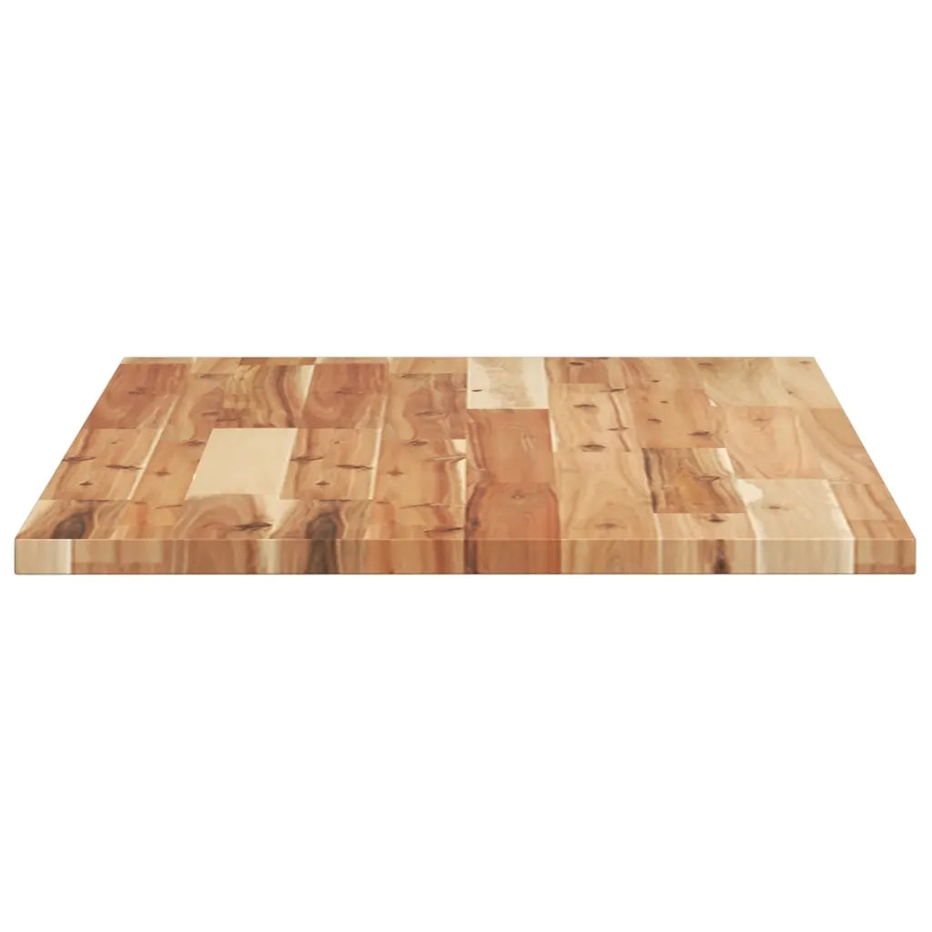 vidaXL Piano da Bagno Finitura a Olio 60x50x2 cm in Legno di Acacia