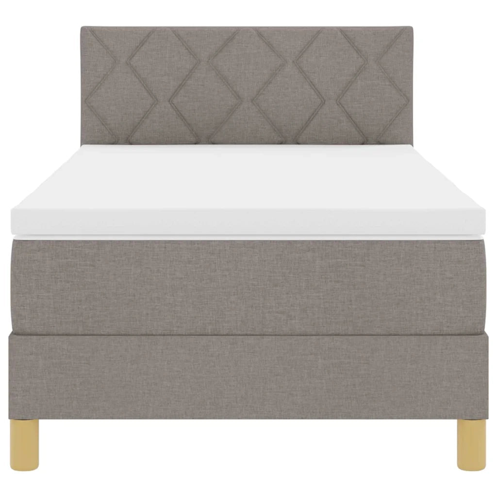 Letto a Sorgente LED con strisce LED Talpa 90 x 190 cm Tessuto 3342482