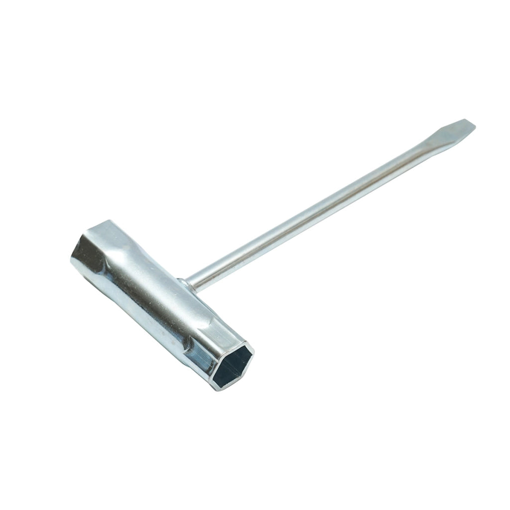 Chiave per candele per motosega 17x19x160mmmm con cacciavite destro incluso