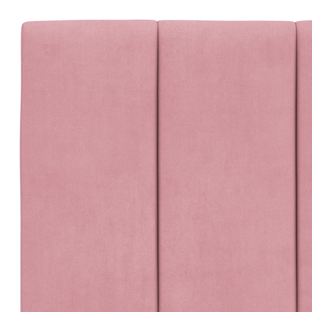 Cuscino Testiera Hanko Rosa 100 cm in Velluto CFW6686693
