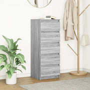 Credenza con Cassetti-Buffet-Armadio da cucina Grigio Sonoma 37,5x35x99 cm in Truciolato
