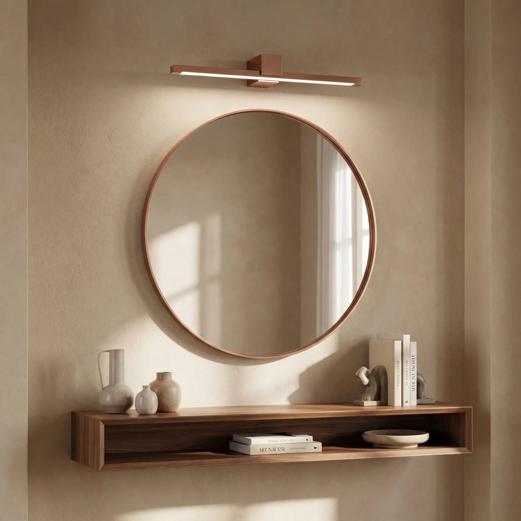 Applique Da Bagno Led Swe053-1w 60 Cm Copper Brush