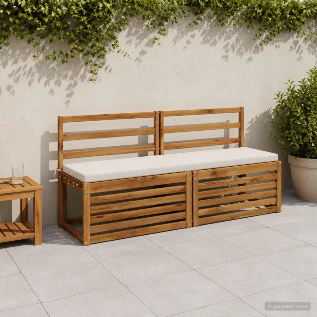 Cuscino per panchina SOEST 100% Poliestere Bianco 948970