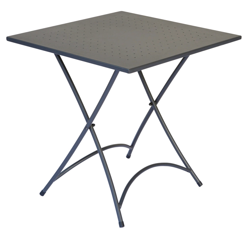 Tavolo Orta 70X70 - Ferro Antracite - Pieg. 1 Pz
