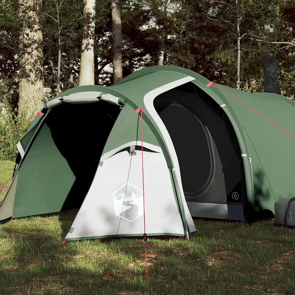 Tenda da Campeggio a Tunnel per 2 Persone-Tenda per Escursionismo Verde Impermeabile 957695