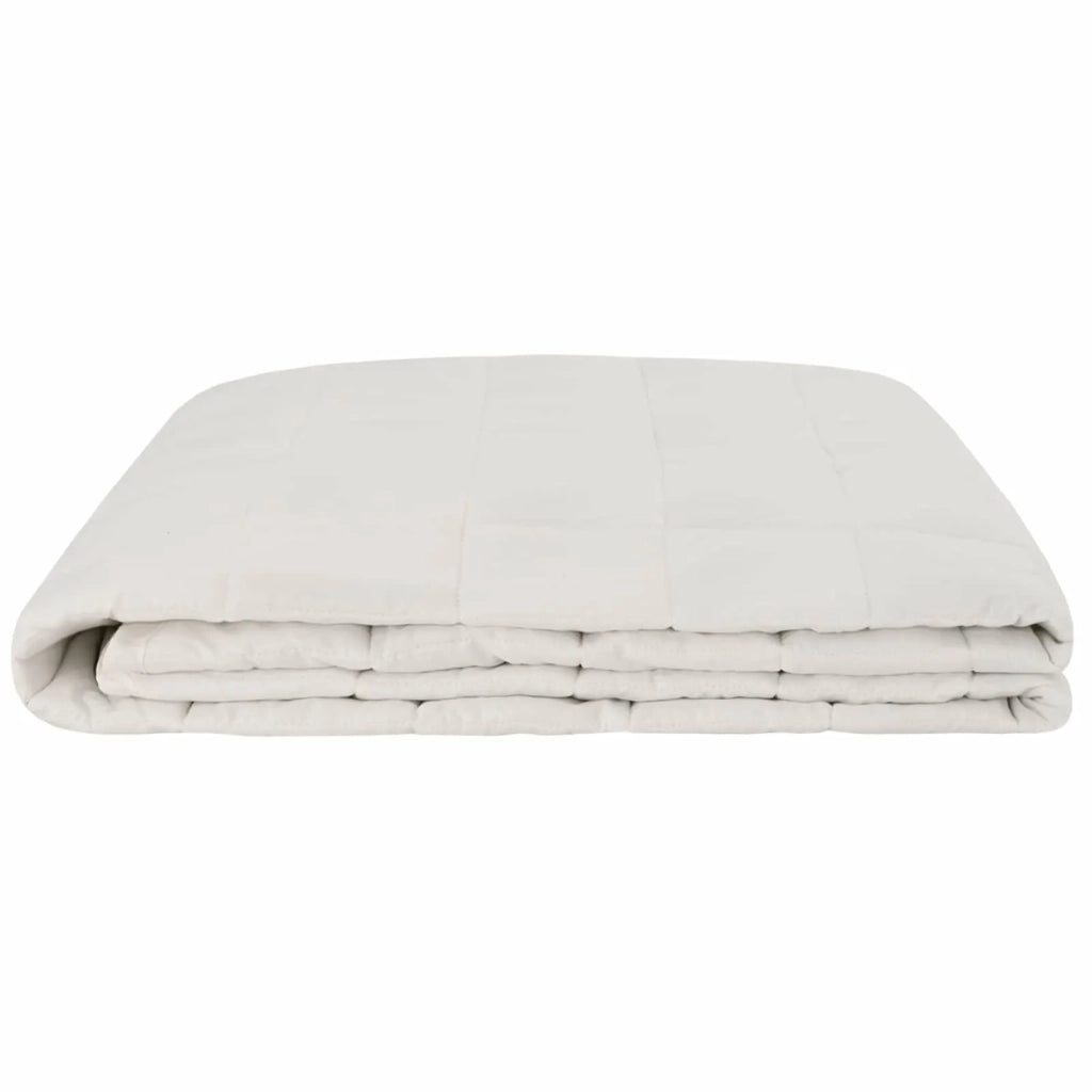 Coperta Ponderata Bianco 152 x 203 cm 7 kg 100% Cotone 205T 3442927