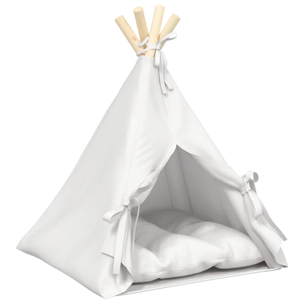 Tenda per animali con cuscino Bianco 40 x 40 x 50 cm Poliestere CFW9537028