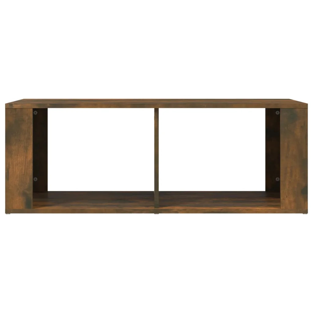 Tavolino da Salotto-Tavolino da soggiorno Rovere Fumo 100x50x36 cm Legno Multistrato