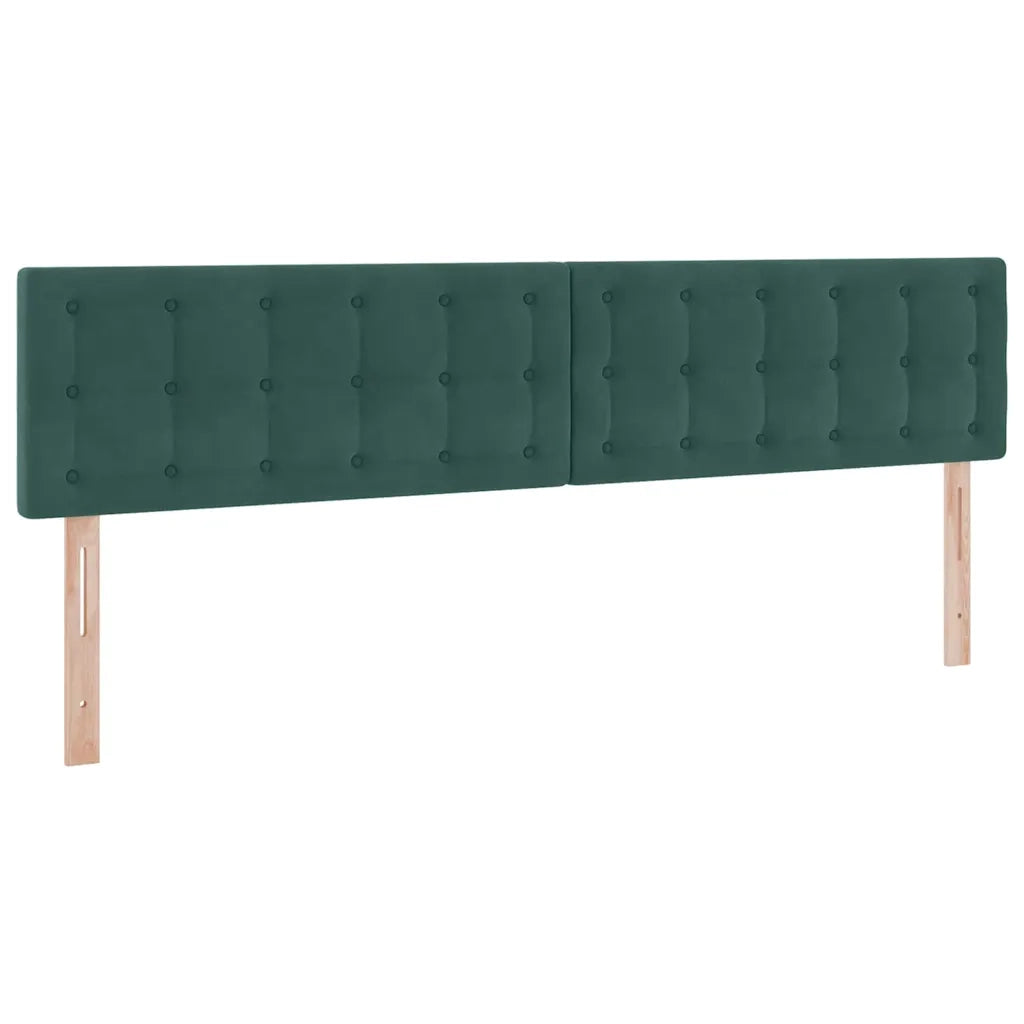 Letto con Contenitore Verde Scuro 200 x 200 cm Velluto