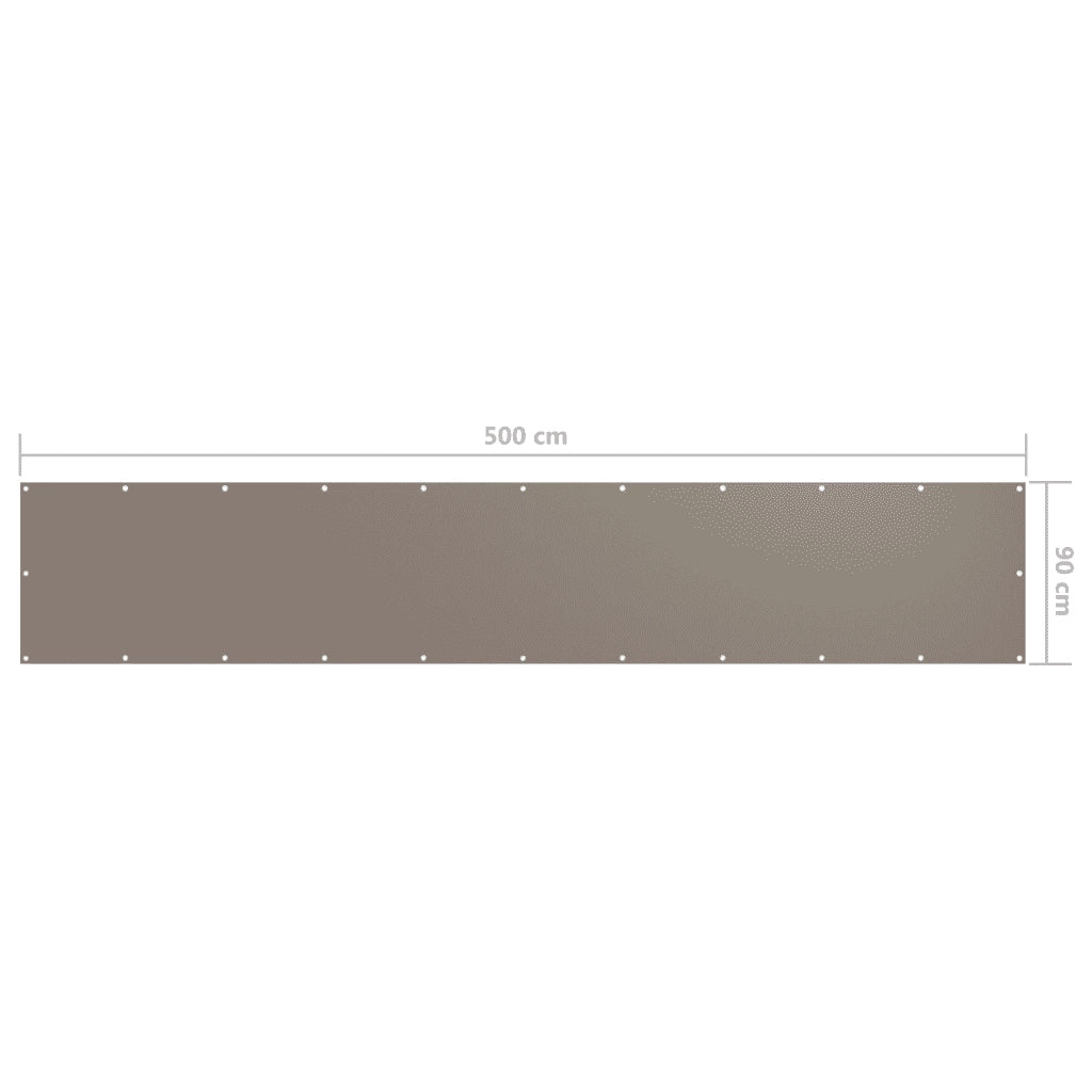 Paravento da Balcone Talpa 90x500 cm Tessuto Oxford 134990