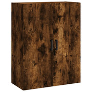 Armadietto a Muro | Mobile a Parete Rovere Fumo 69,5x34x90 cm