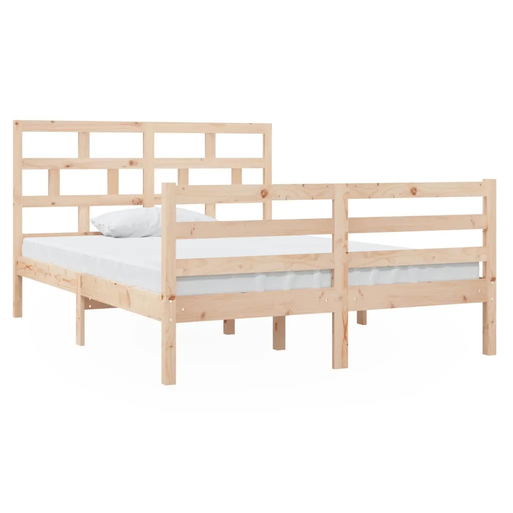 Giroletto-Struttura Letto 135x190 cm Double in legno Massello 247730