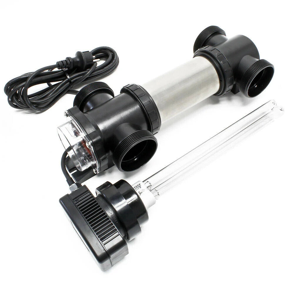 Sterilizzatore/chiarificatore in acciaio inox per laghetti con lampada UVC da 24 watt 16_0002313