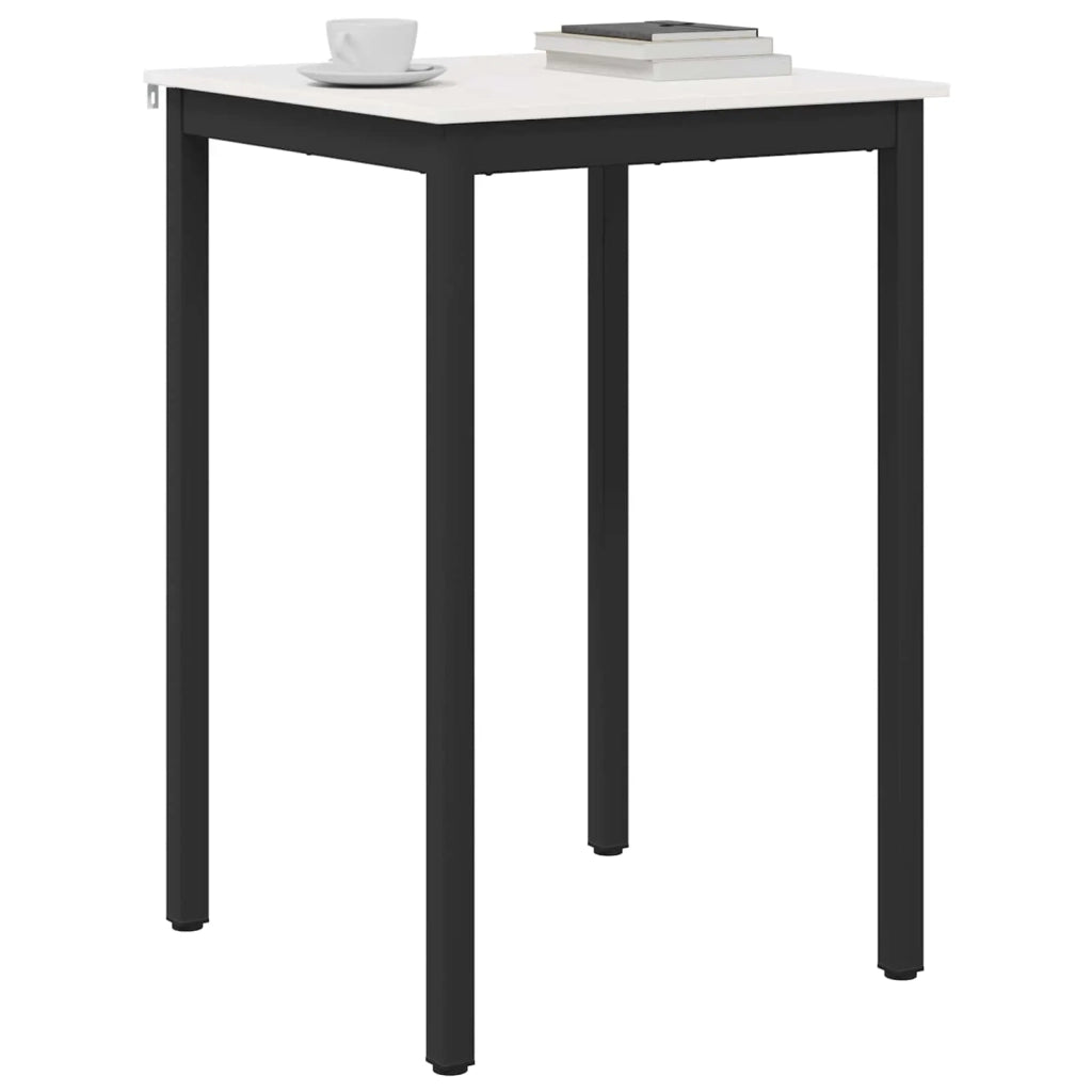 Tavolo da bar Bianco 70 x 70 x 105 cm Pino massello 892800
