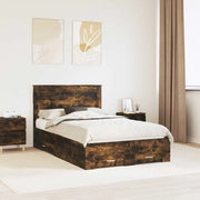 Struttura del letto Rovere fumé 120 x 200 cm Legno multistrato