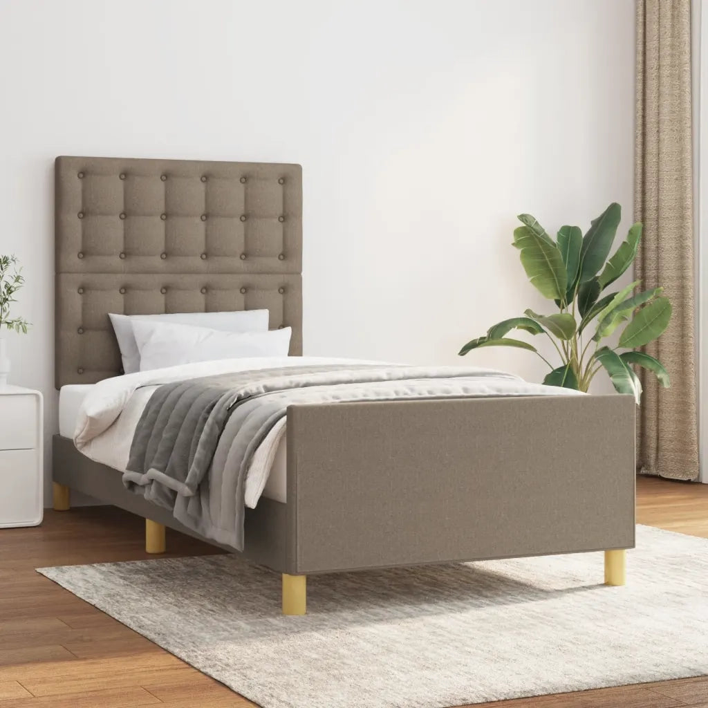 Giroletto senza Materasso Tortora 100x200 cm in Tessuto 3125361
