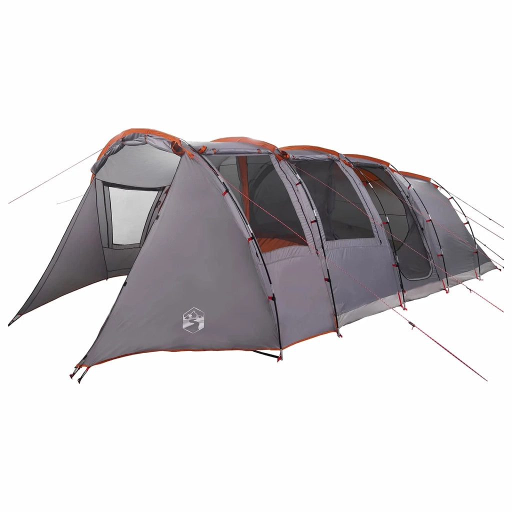 Tenda a tunnel Grigio e arancione 675 x 392 x 210 cm