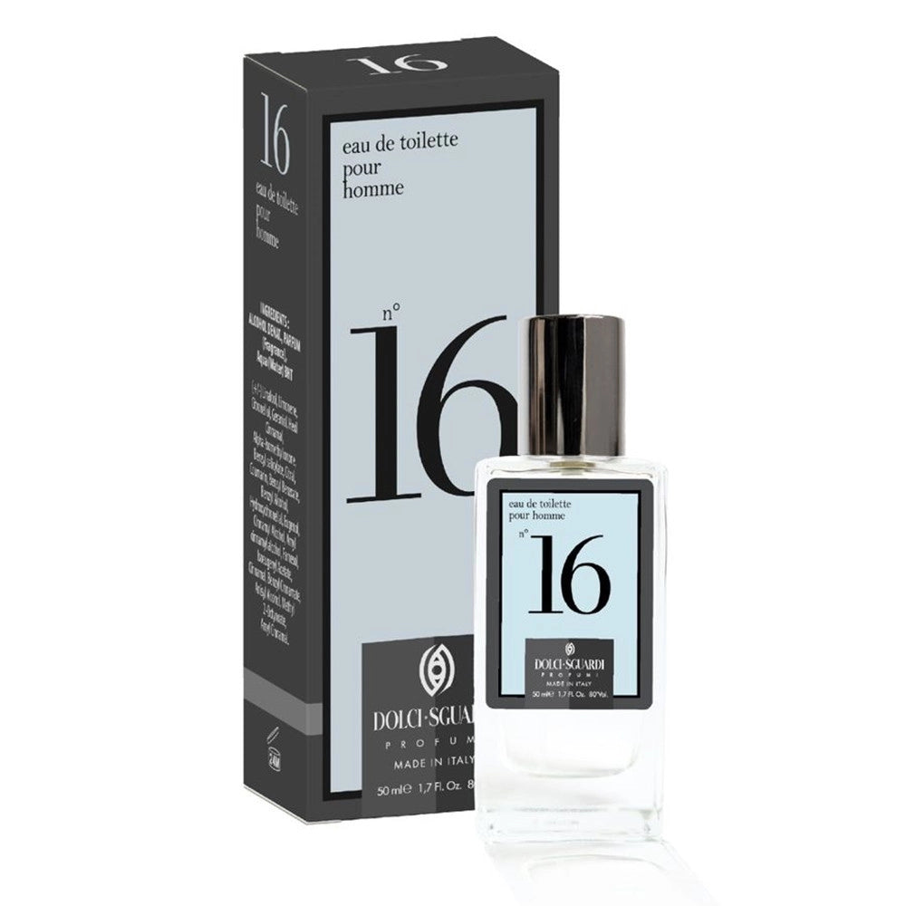 Trade Shop - Profumo Corpo Eau De Toilette Per Uomo N°16 Da 50ml Fragranza Audace Originale 005694 -