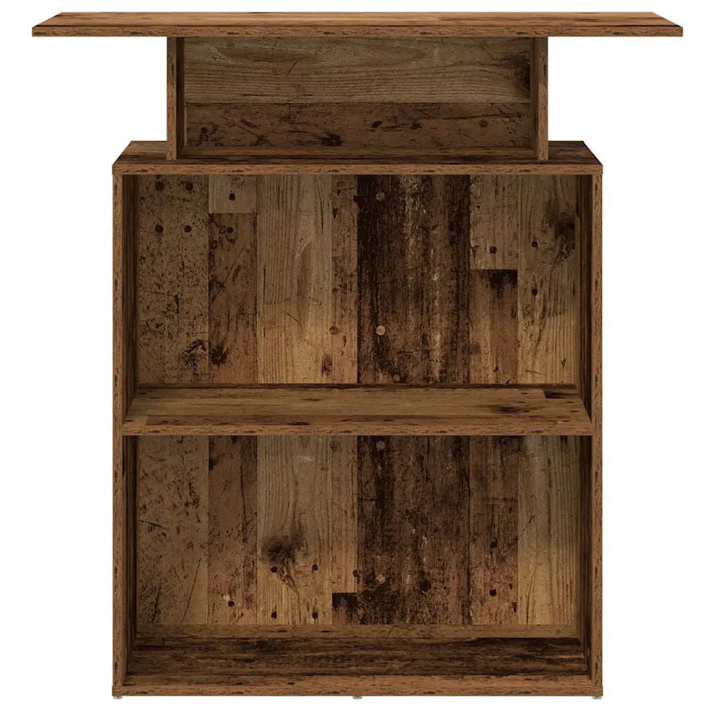 vidaXL Banco Reception Legno Antico 100x40x104 cm Legno Multistrato