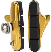 Pari di Piastrine Leggere per Battenti Accessori per Bicicletta da Strada Pieghevole (GOLD)