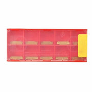 Inserti a carburo 10 pezzi - MGMN200-G - 2mm larghezza - Adatti per MGEHR/MGIVR - Materiale KDC dorato - Duraturo e pratico - Inserti taglienti