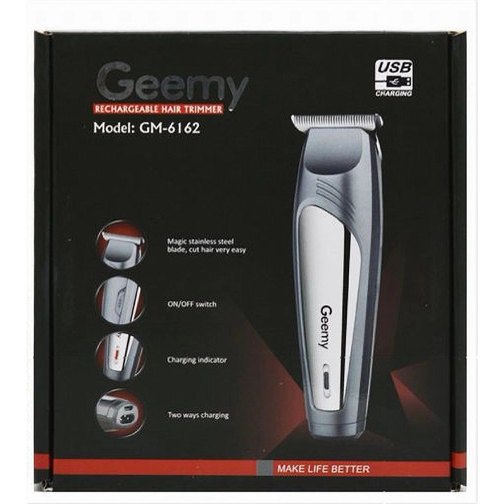 Trade Shop - Tagliacapelli Professionale Ricaricabile Elettrico Senza Fili Trimmer Uomo Gm-6162 -
