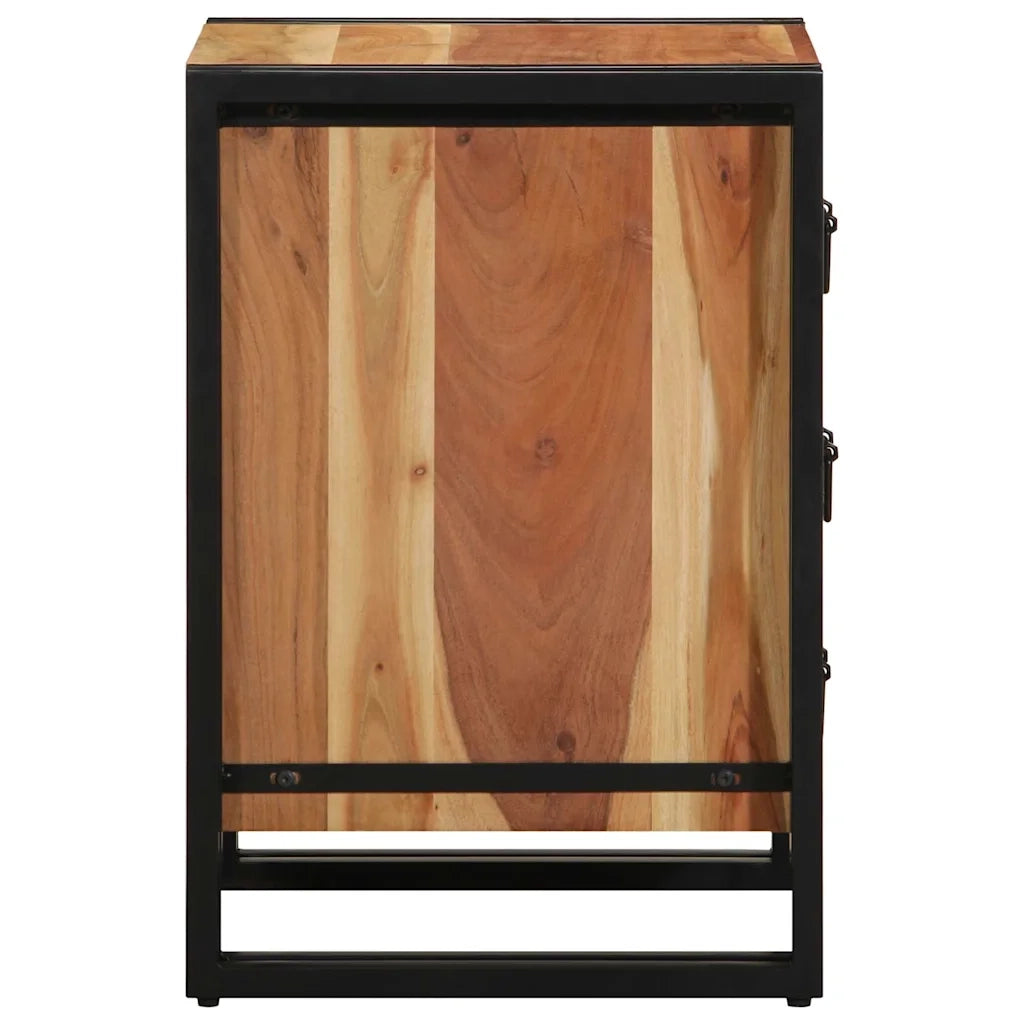 Armadio da Notte 40 x 40 x 59 cm Legno di Acacia Massello 4102731