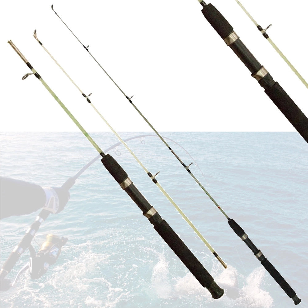 Trade Shop - Canna Da Pesca Telescopica Leggera Sottile Spinning Bolentino In Fibra 210 Cm -