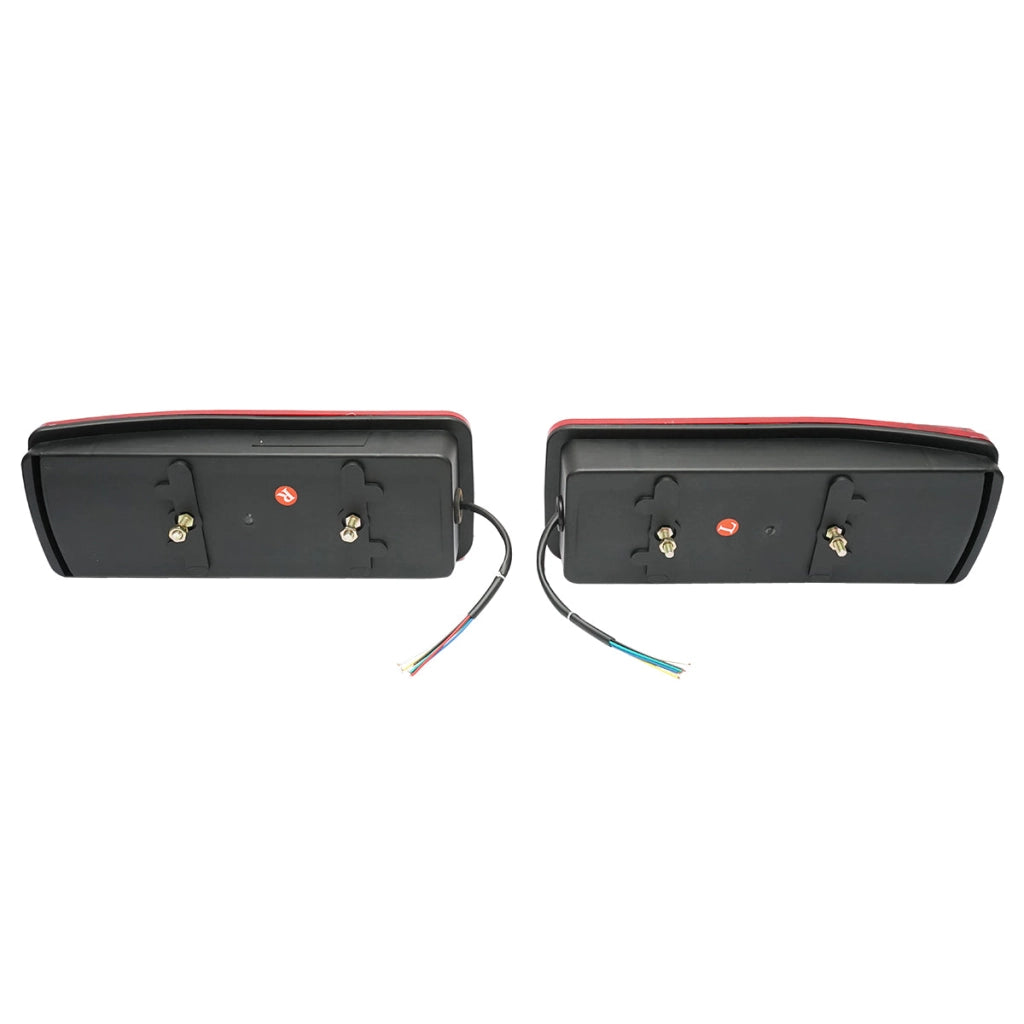 Set di lampade posteriori per camion, LED, 400x160 mm, 24V, Breckner Germany
