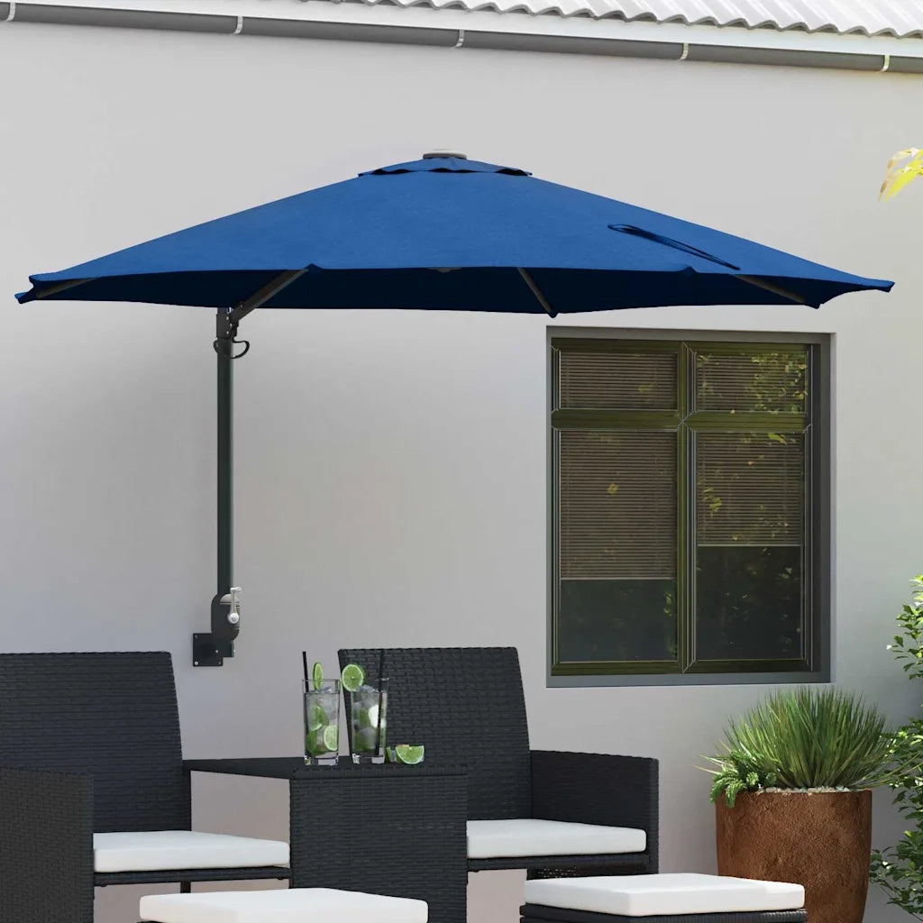 Ombrello da giardino Azzurro 248 x 248 x 148 cm 42003234