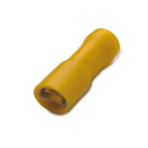 CONNETTORE SPINOTTO FEMMINA ISOLATA D.4-5 MMQ - CONF. 50PZ