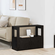 Credenza Rovere nero 80 x 30 x 60 cm Legno multistrato 881092