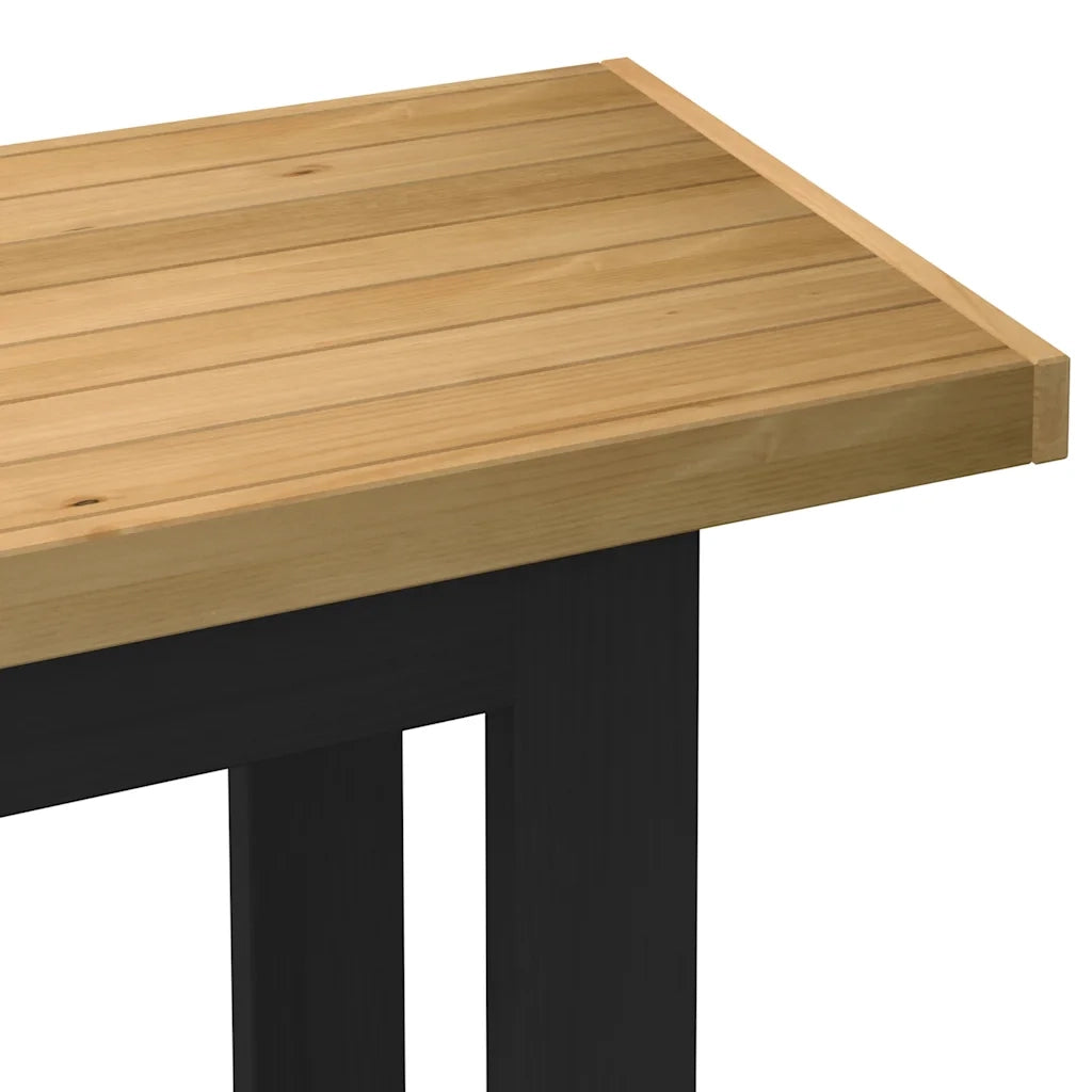 Scrivania NOAIN Gambe a Forma di U 120x50x75 cm Legno Massello 4100041