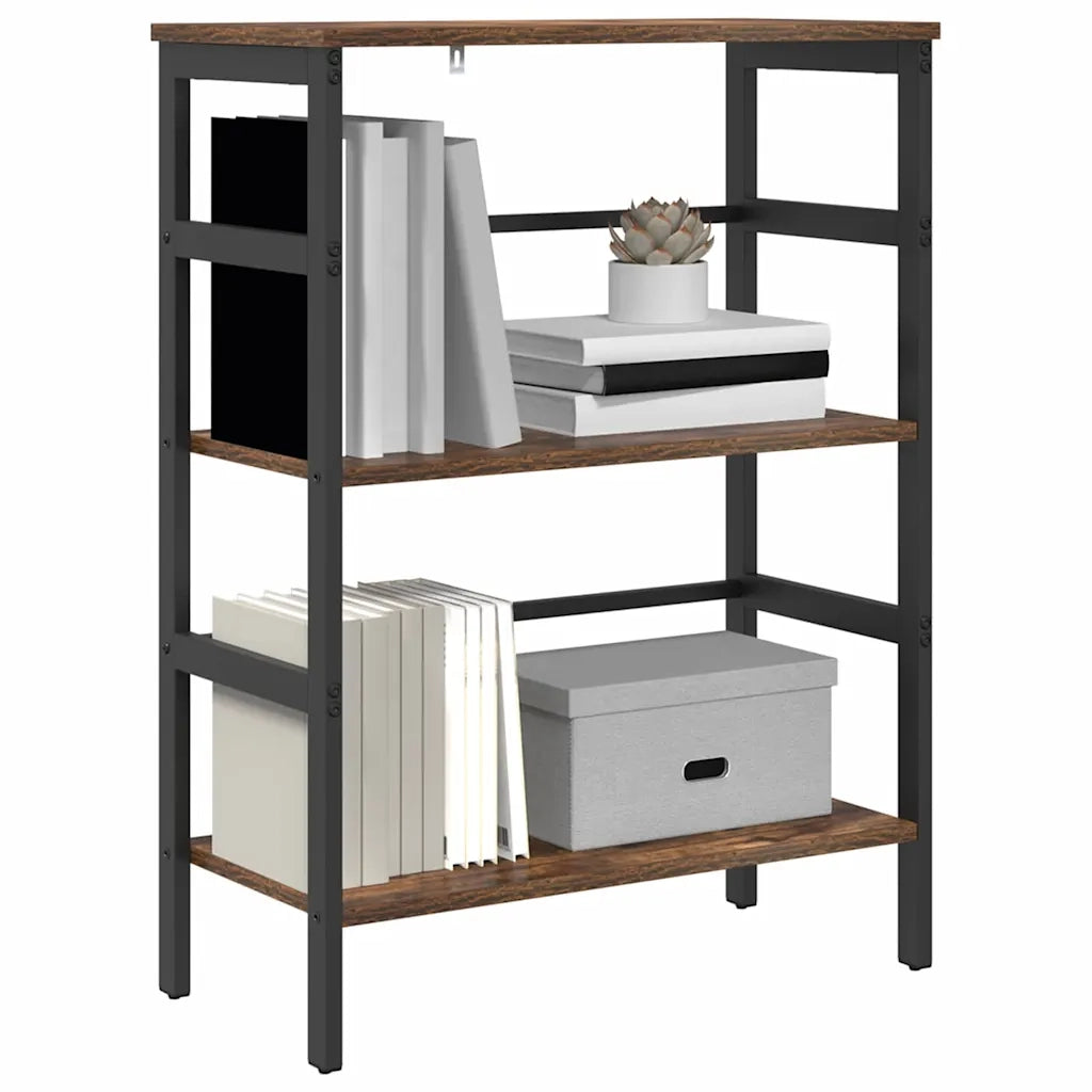 Libreria Rovere fumé 60 x 29,5 x 81 cm Legno multistrato