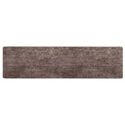 Runner in Moquette | Runner Tappeto MARSA Grigio 100 x 400 cm Poliestere e PVC