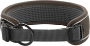 Cinturino per cani in nylon, M, marrone/grigio