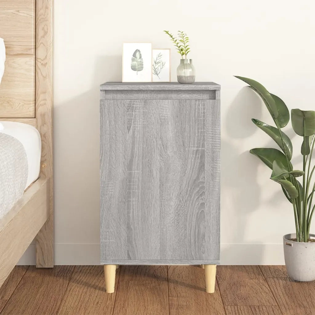 Comodino | Armadio da Notte | Mobiletto da notte Grigio Sonoma 40x35x70 cm in Legno Multistrato