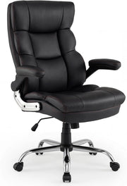 Sedia da Ufficio con Altezza Regolabile, Sedia Ergonomica Girevole per Scrivania, Funzione d’Oscillazione e Braccioli Ribaltabili, per Ufficio Sogiorno, Portata 125 kg