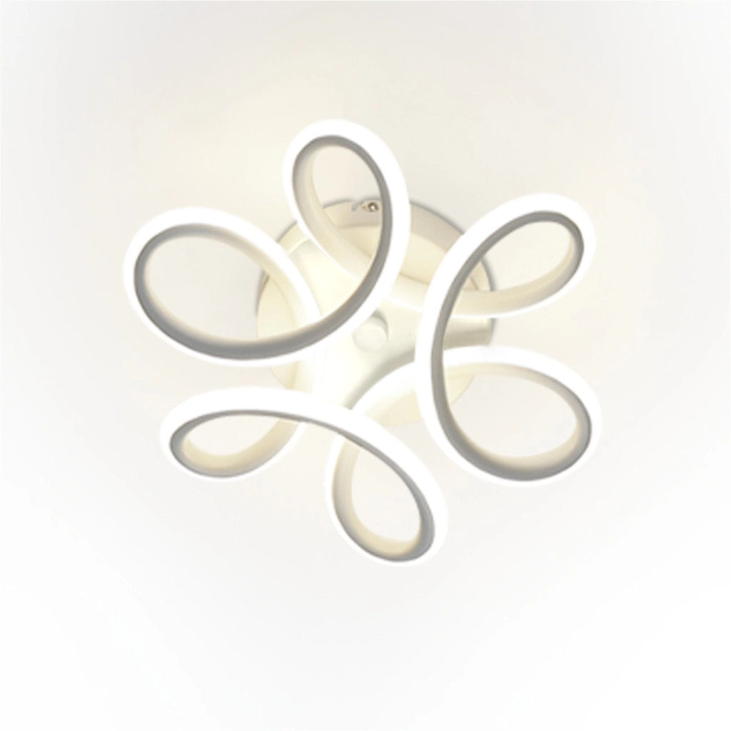 ZMH Lampada da soffitto a LED in bianco e nero dal design moderno per interni