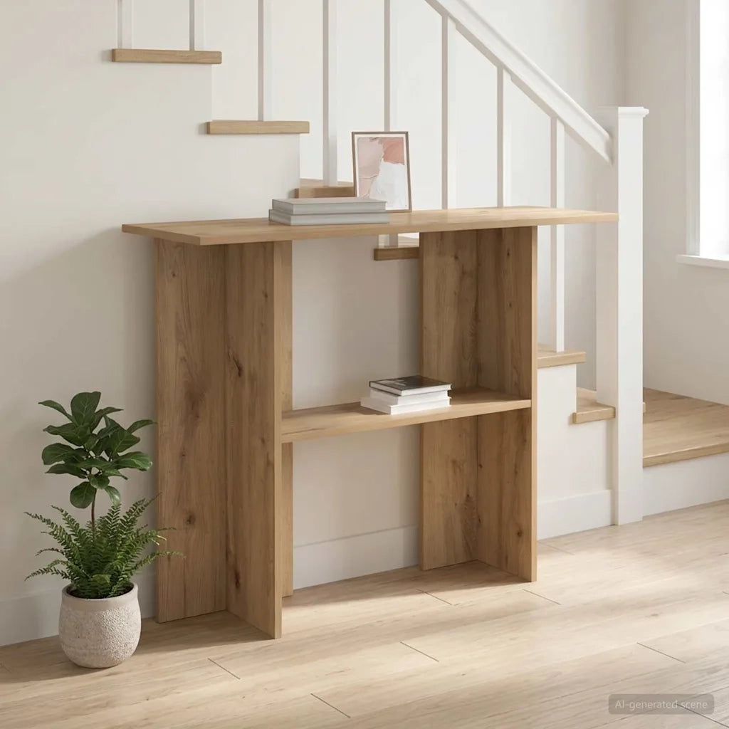 Tavolo consolle Rovere Artigianale 100 x 30 x 75 cm 8001182