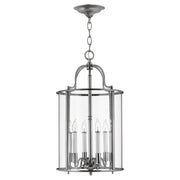 Lampadario Hinkley Gentry pewter 6 luci E14 Ø35cm classico